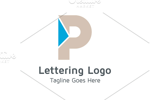 20 Logo Lettering P Template Bundle in Logo Templates - product preview 16