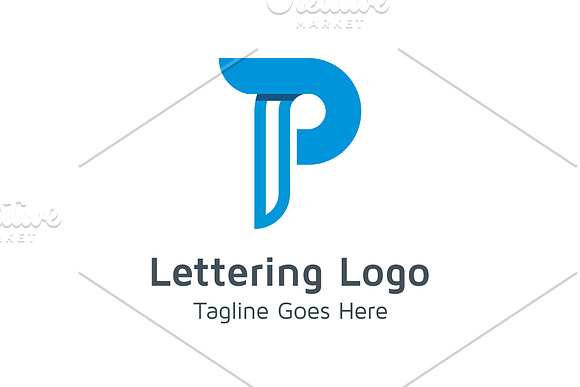 20 Logo Lettering P Template Bundle in Logo Templates - product preview 3