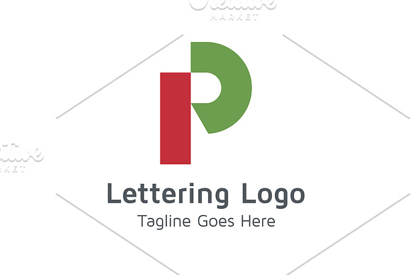 20 Logo Lettering P Template Bundle in Logo Templates - product preview 17