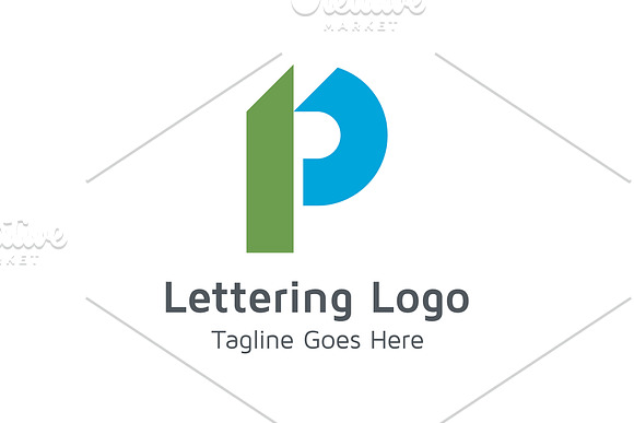 20 Logo Lettering P Template Bundle in Logo Templates - product preview 18