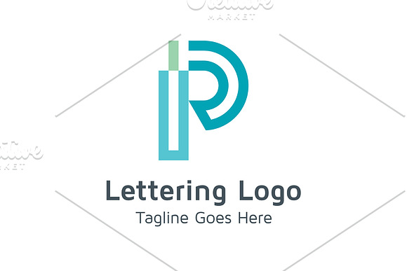 20 Logo Lettering P Template Bundle in Logo Templates - product preview 11