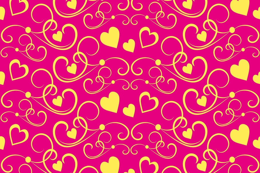 Love hearts. Modern wallpaper in Patterns - product preview 8