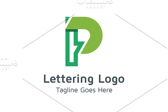 20 Logo Lettering P Template Bundle in Logo Templates - product preview 13