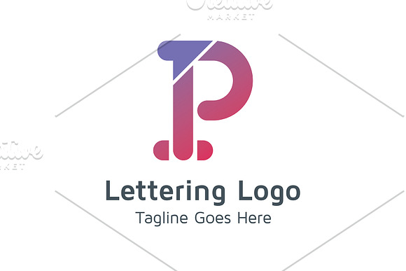 20 Logo Lettering P Template Bundle in Logo Templates - product preview 17