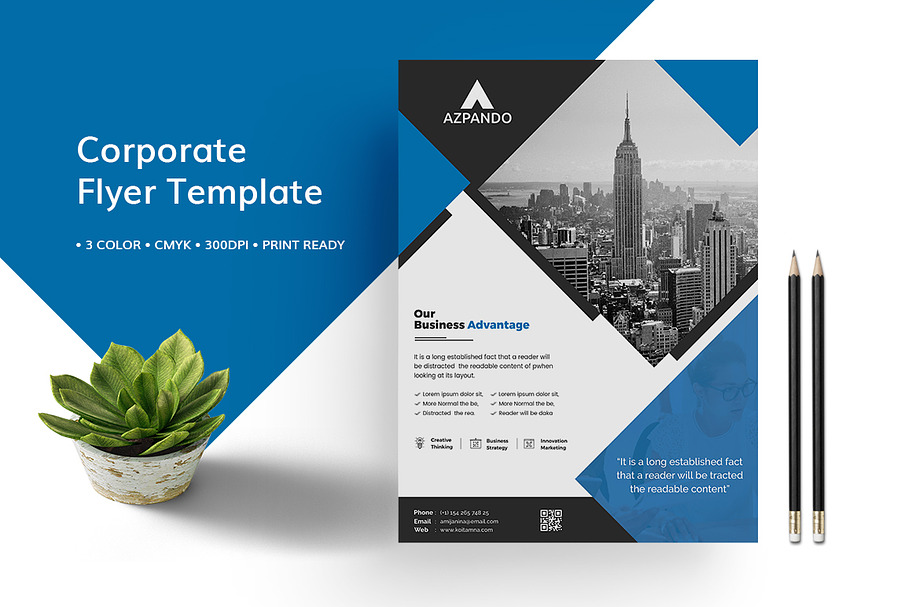 Multipurpose Flyer Template in Flyer Templates - product preview 8