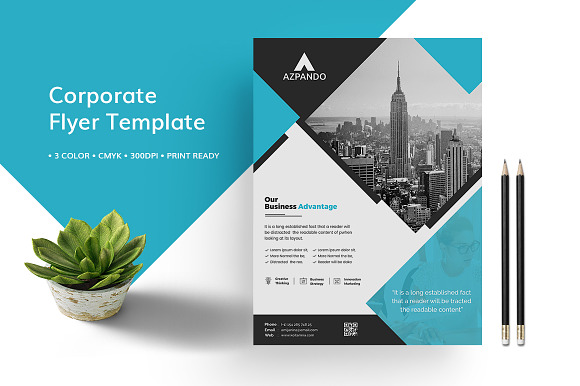 Multipurpose Flyer Template in Flyer Templates - product preview 2