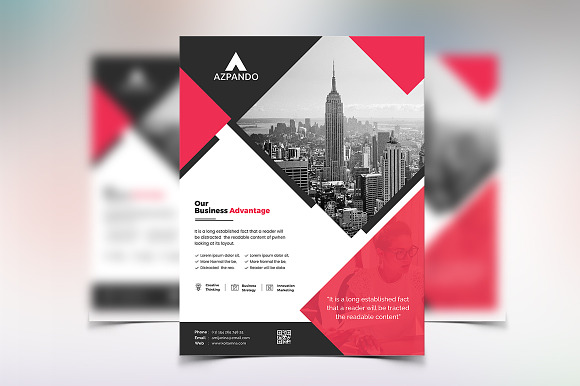 Multipurpose Flyer Template in Flyer Templates - product preview 3