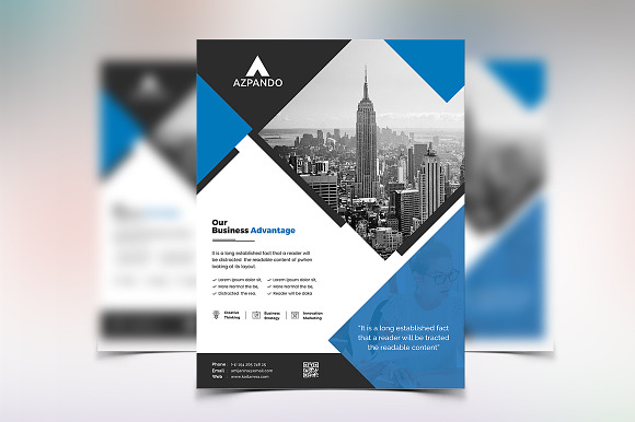 Multipurpose Flyer Template in Flyer Templates - product preview 4