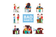 Bad Habits Poster with People Who Do
