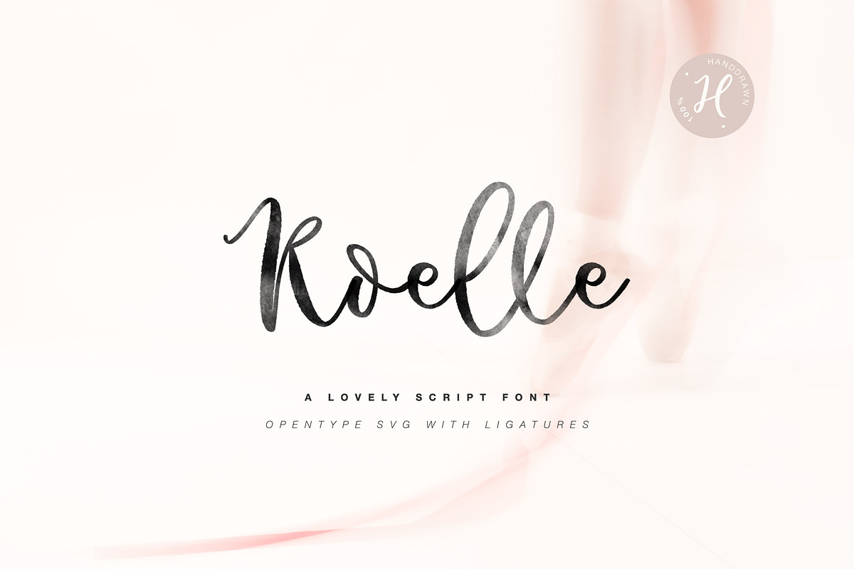 ROELLE SVG SCRIPT in Script Fonts - product preview 8