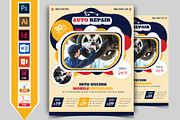 Car Auto Repair Service Flyer Vol-02