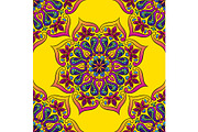 Indian ornamental seamless pattern