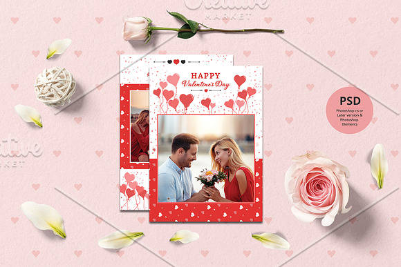 Valentines Day Card -V938 in Card Templates - product preview 2