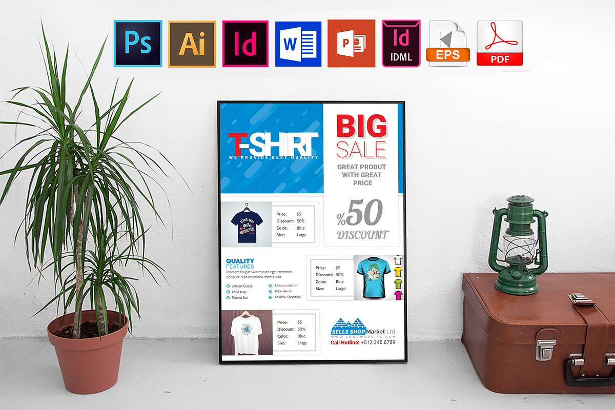 Poster | T-Shirt Promotion Vol-02 in Flyer Templates - product preview 8