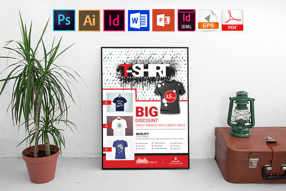 Poster | T-Shirt Promotion Vol-03 in Flyer Templates - product preview 8