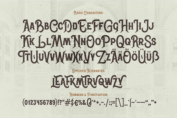Classic Heritage typeface in Display Fonts - product preview 2