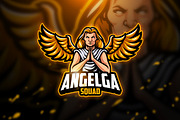 Angelga - Mascot & Esport Logo