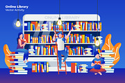 Online Library - Vector Illustration