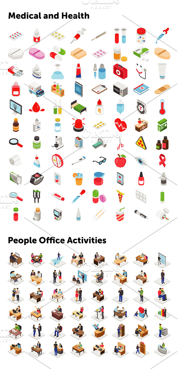 3100+ Isometric Vector Icons in House Icons - product preview 8