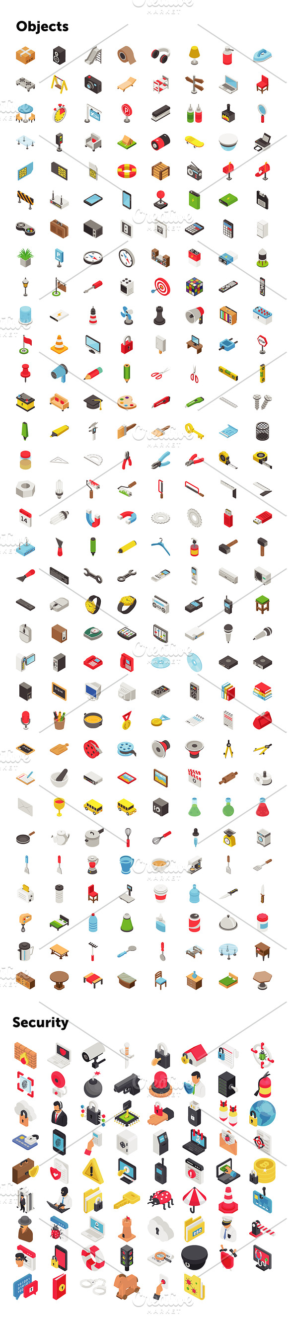 3100+ Isometric Vector Icons in House Icons - product preview 9