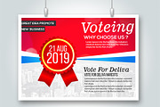 Voting Psd Flyer Templates
