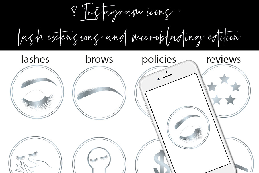 Instagram Story Highlight Icons 019 in Instagram Templates - product preview 8