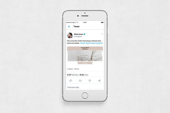 Home Decoration Twitter Posts in Twitter Templates - product preview 5