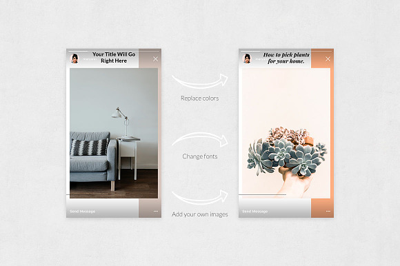 Home Decoration Animated IG Stories in Instagram Templates - product preview 4