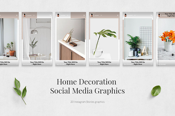 Home Decoration Instagram Stories in Instagram Templates - product preview 1