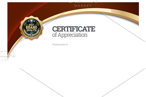 Certificate297 in Stationery Templates - product preview 1