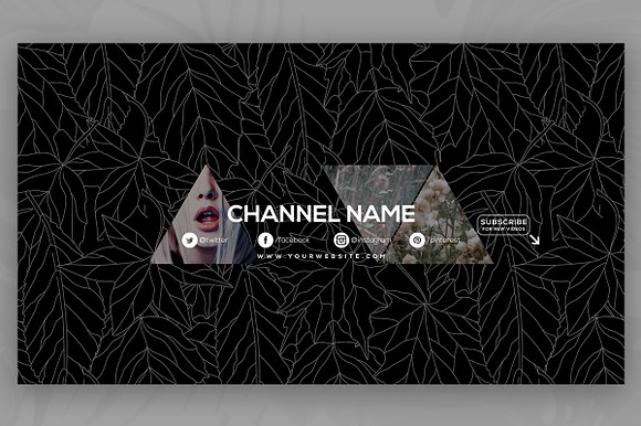 10 Youtube Channel Art Banners vol10 in YouTube Templates - product preview 7