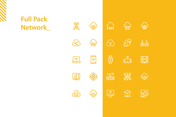 Network Full Pack Icon Set in Icons - product preview 3