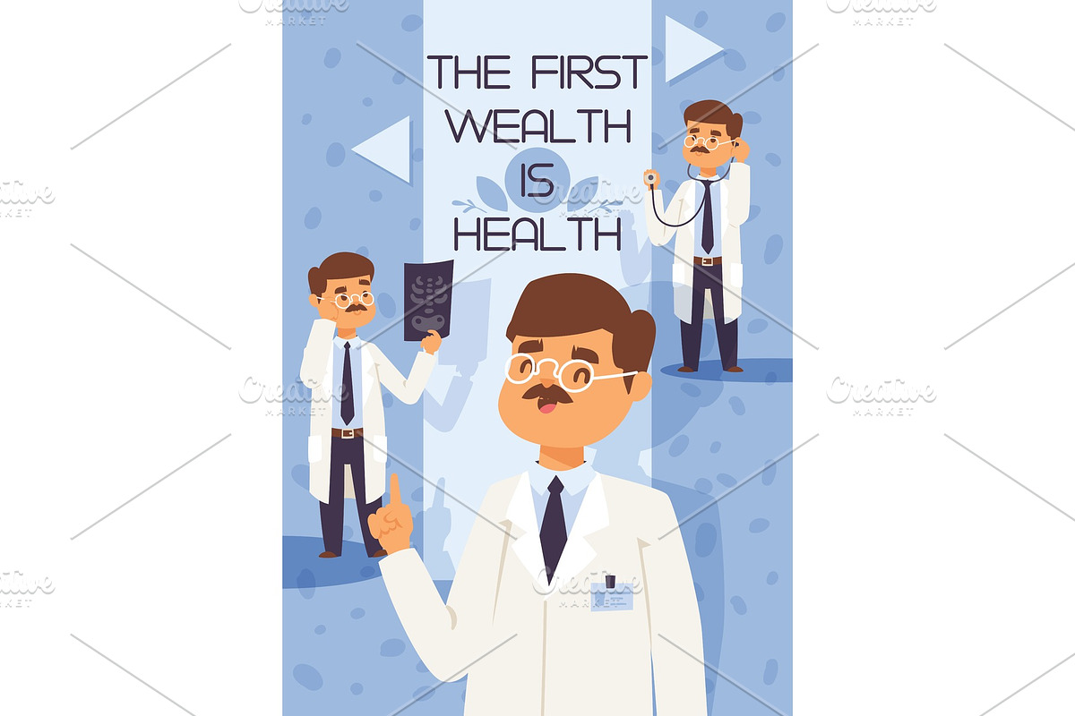 Doctor vector doctoral character in Illustrations - product preview 8