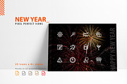 New Year Full Pack Icon Set
