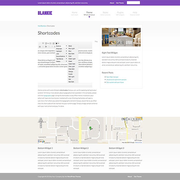 Hot Blankie in WordPress Minimal Themes - product preview 3