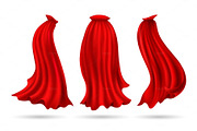 Red hero cape