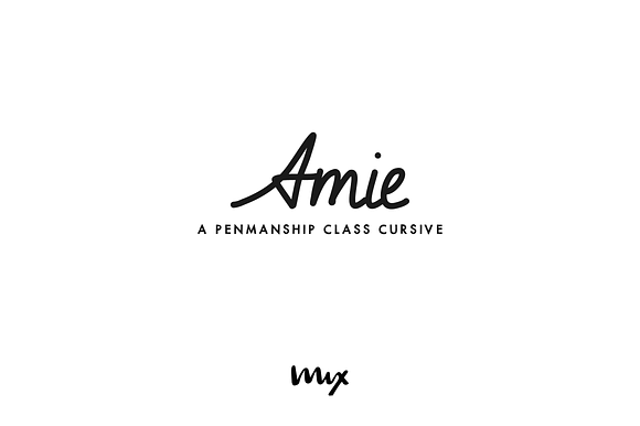 Amie — A Penmanship Class Cursive in Cursive Fonts - product preview 1