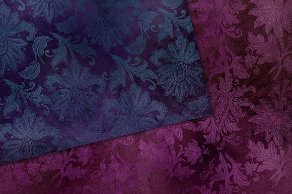 Distressed Floral Damask Patterns in Patterns - product preview 2