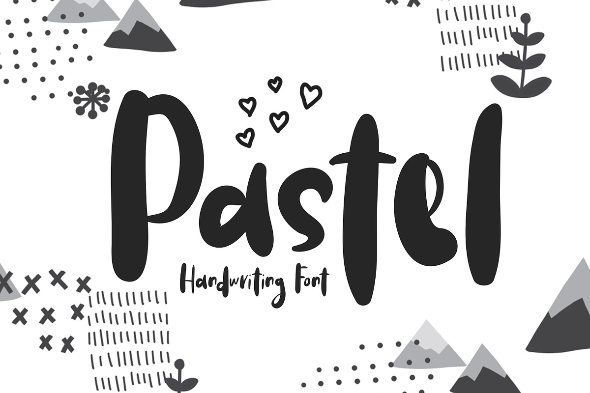 Pastel | Handwriting Font in Sans-Serif Fonts - product preview 8