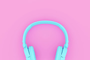 Modern Headphones two tone color.