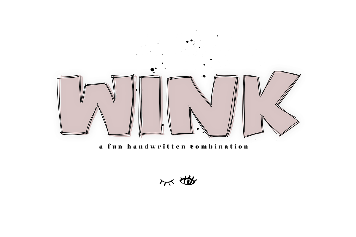 Wink - A Bold Handwritten Font in Display Fonts - product preview 8