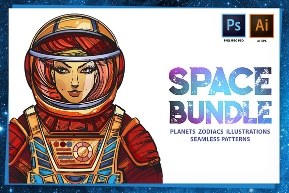SPACE BUNDLE in Illustrations - product preview 9
