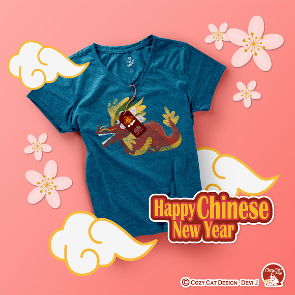 Happy Chinese New Year Clip Art in Illustrations - product preview 3