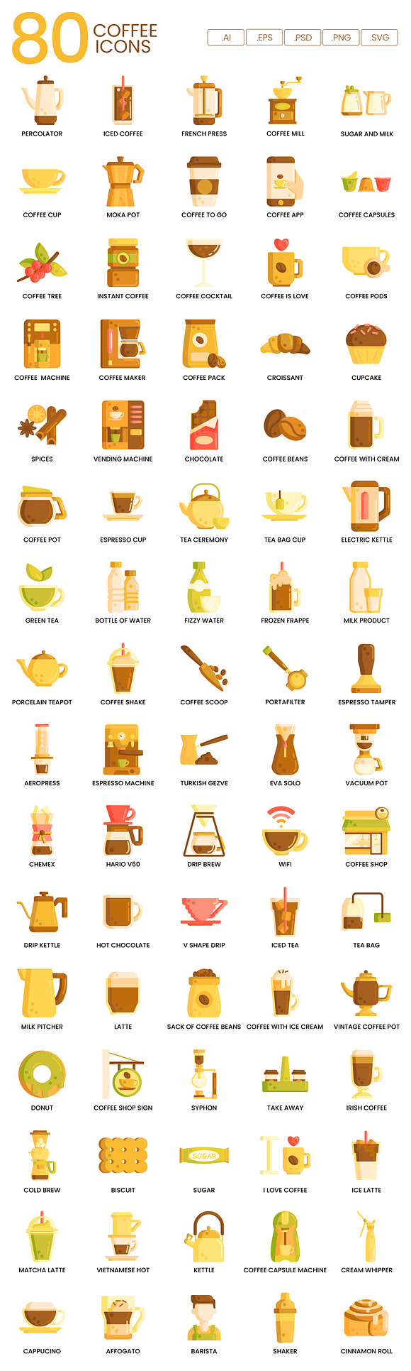 900+ Vector Icons Caramel Bundle in Icons - product preview 4