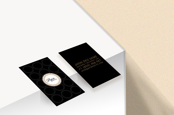 Flyon Business card Template in Business Card Templates - product preview 3