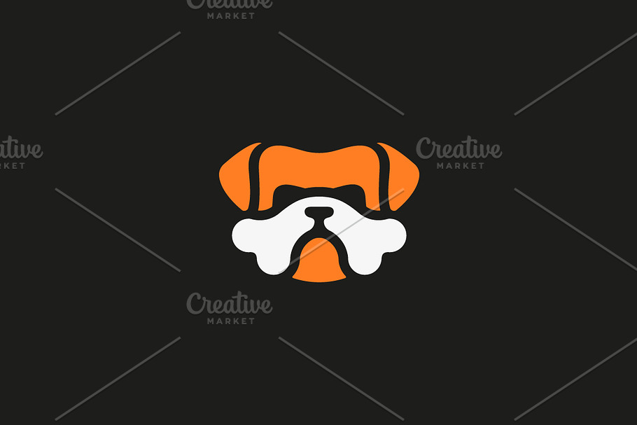 Bulldog vector logo design. Dog pet in Logo Templates - product preview 8