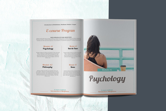 E-course Workbook / Opt-in Template in Magazine Templates - product preview 1