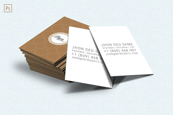 Flyon Business card Template in Business Card Templates - product preview 6