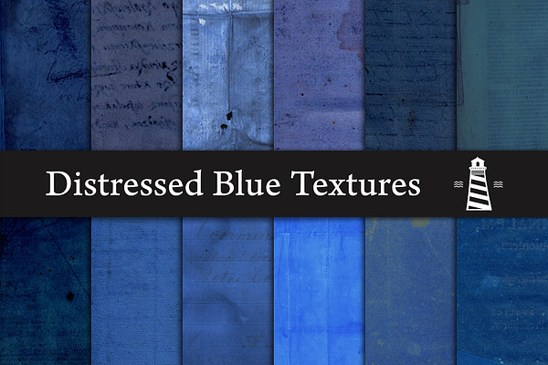 Distressed Blue Textures