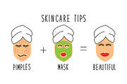 Cute and simple skincare tips for